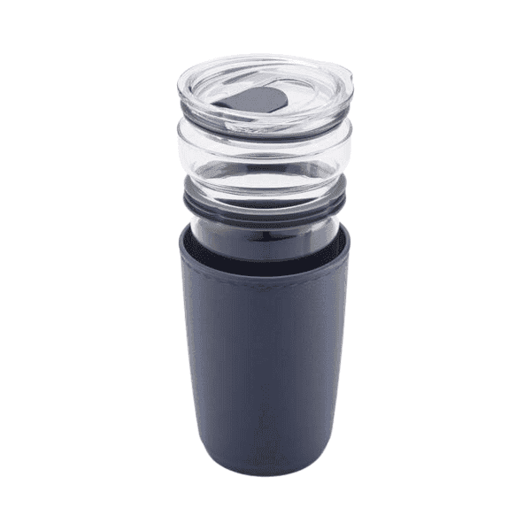 Aguavida – Glass Tumbler with Recycled Sleeve detail 2