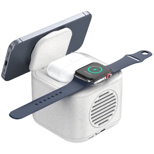 Ampec – Bluetooth Speaker with 3-in-1 Magnetic Wirelss Charger detail 3