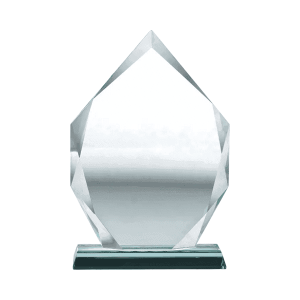Apex – Iceberg Design Crystal Awards with Glass Base