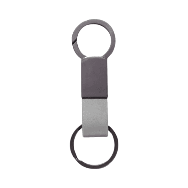 Arken – Elegant PU Leather & Metal Keychain detail 2