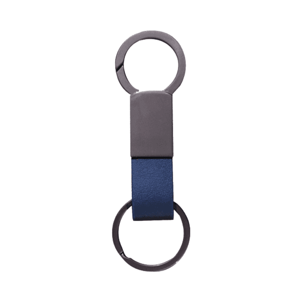 Arken – Elegant PU Leather & Metal Keychain detail 4