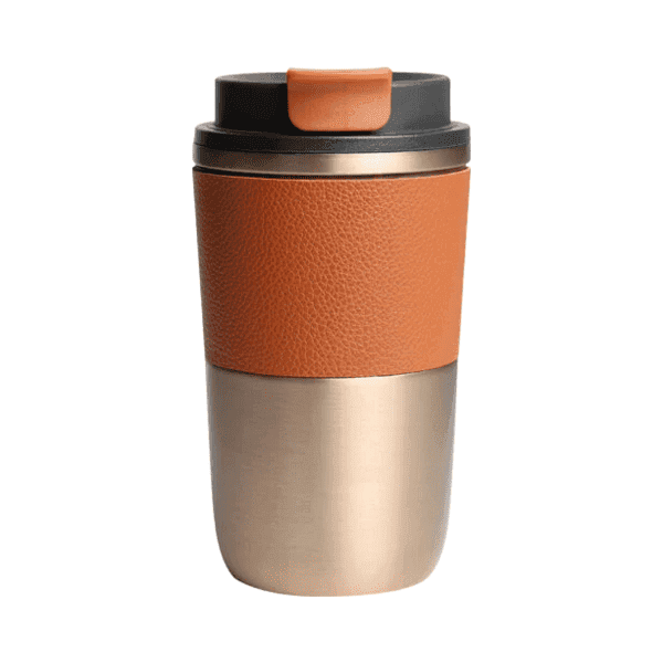 Aurum – Stylish 420ml Stainless Steel Double-Wall Mug for Hot & Cold Drinks with Lasting Insulation