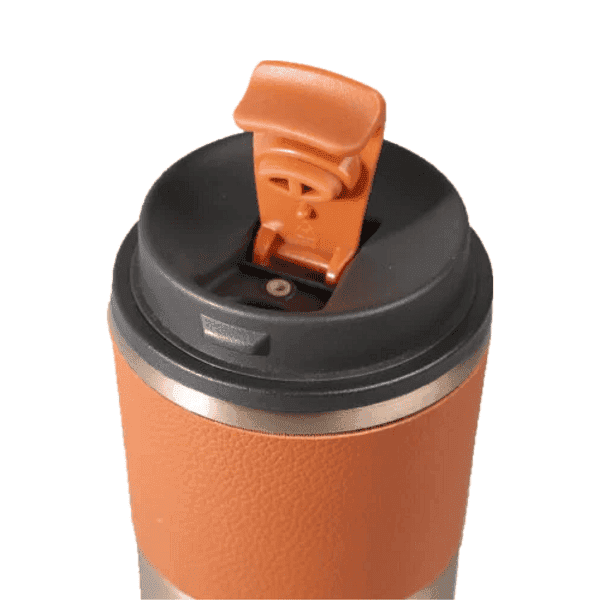 Aurum – Stylish 420ml Stainless Steel Double-Wall Mug for Hot & Cold Drinks with Lasting Insulation detail 2