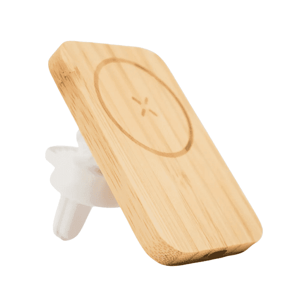 Drovo – 15W Bamboo Car Magnetic Charger detail 2