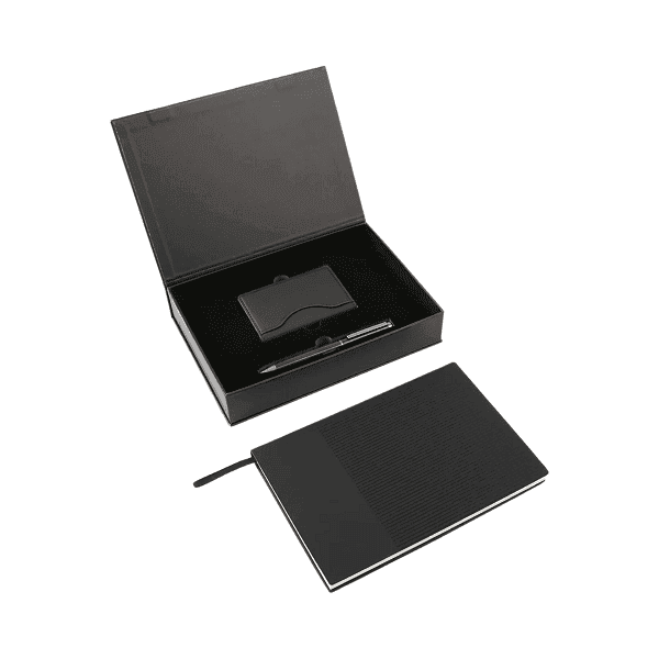 Bereau – Gift Set of Notebook, Pen and Cardholder detail 2