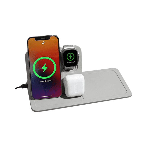 Kolab – 3-in-1 Magnetic Wireless Charger Desk Organizer detail 2