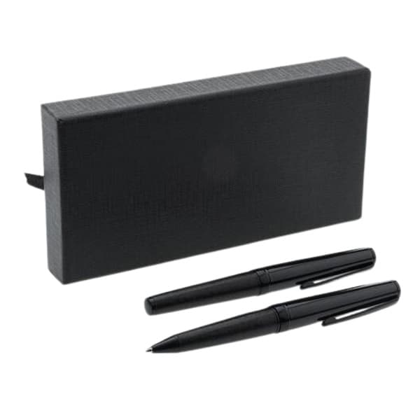 Awan – Metal Ballpoint and Roller Pen Set detail 2