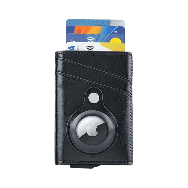Medera – PU Card Holder with Airtag Pocket detail 2