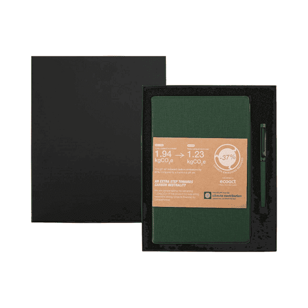 Coralla – Sustainable Gift Set with Refillable Notebook and Pen detail 2