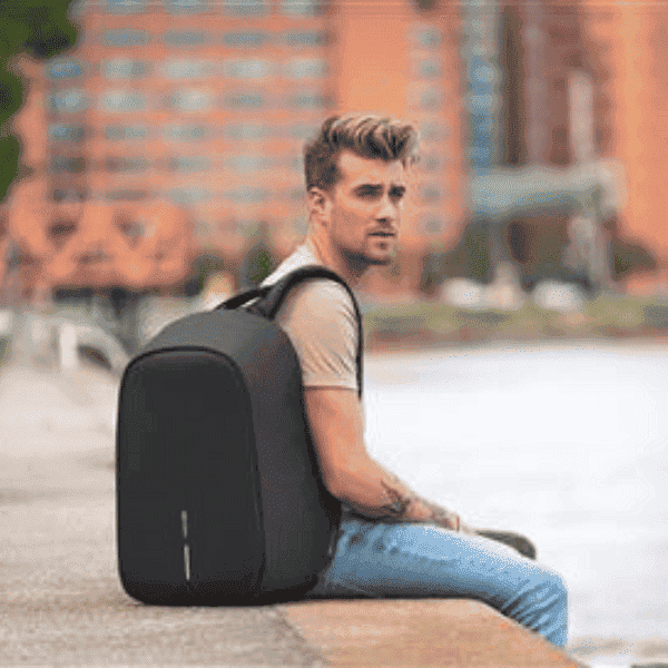 Bobby Hero – RPET Anti Theft Backpack detail 5