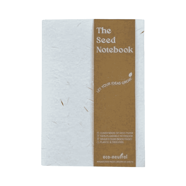 Bonaire – A5 Soft Cover Handmade Seed Paper Notebook detail 2