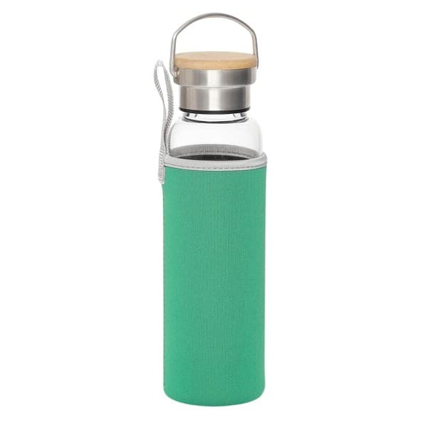 Gusty – Glass Bottle with Handle and Sleeve detail 3
