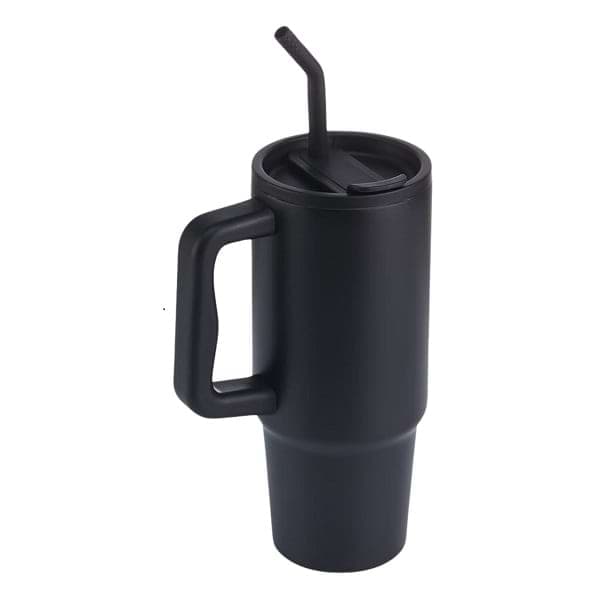 Mugli – Recycled Stainless Steel Tumbler with Reusable Straw detail 2