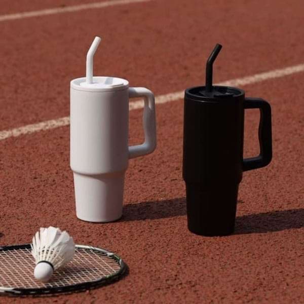 Mugli – Recycled Stainless Steel Tumbler with Reusable Straw detail 3