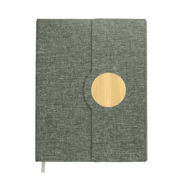 Erreka – A5 RPET Fabric and Bamboo Notebook detail 3
