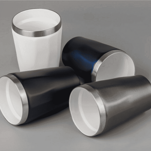 Calypso Tumbler – Recycled Stainless Steel and Ceramic Tumbler detail 4