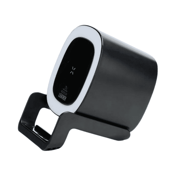 Canzona – 15W Recycled Leather Wireless Charger with Bluetooth Speaker detail 2