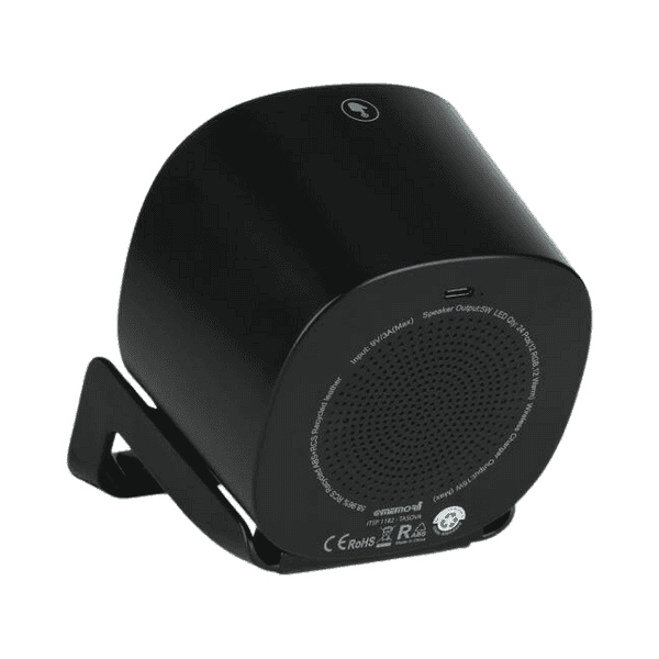 Canzona – 15W Recycled Leather Wireless Charger with Bluetooth Speaker detail 3