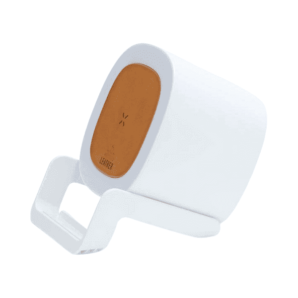 Canzona – 15W Recycled Leather Wireless Charger with Bluetooth Speaker detail 5