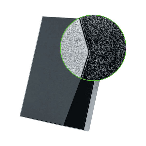 Chevron – Two-toned PU Leather Awards with Aluminum Frame Stand detail 4