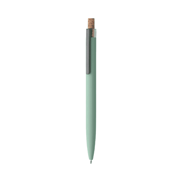 Corin – Recycled Aluminium and Cork Ball Pen detail 3