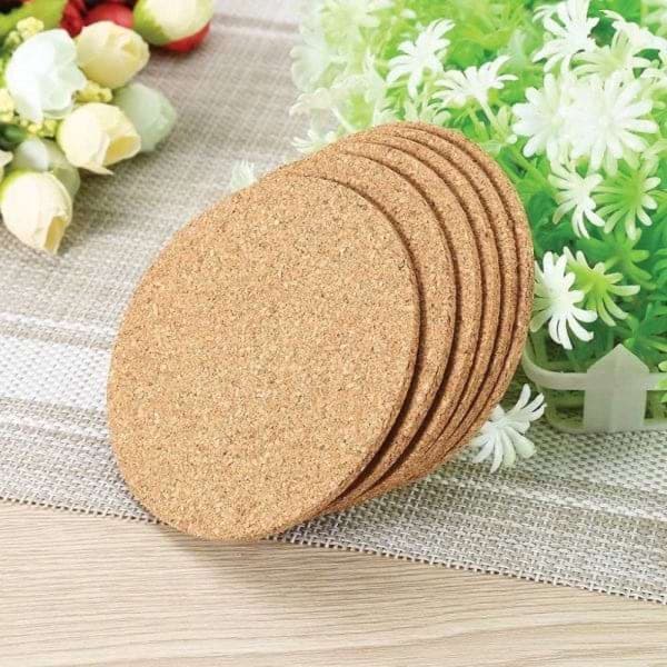 Adira – Round Cork Coasters detail 2