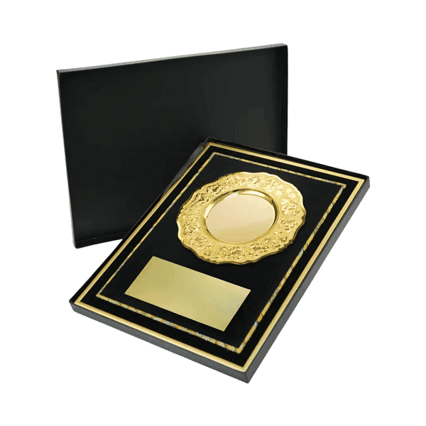 Lumetron – Aluminum Award Plaque (A3 with Gold Plate) detail 2
