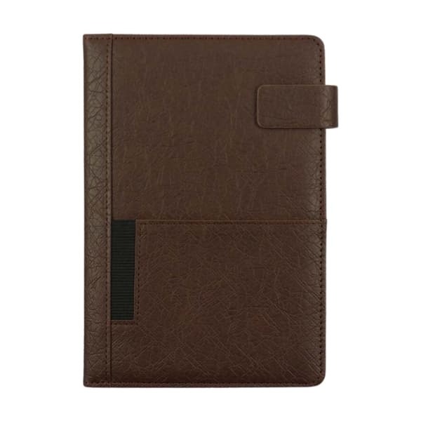 Vortex – A5 Notebook with Pocket and Flap detail 3