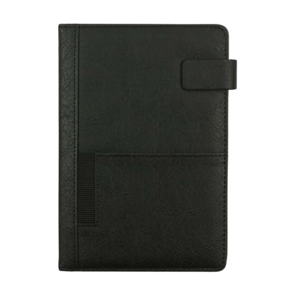Vortex – A5 Notebook with Pocket and Flap detail 4