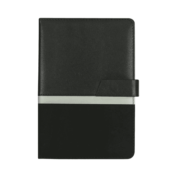 Kairos – A5 PU Notebook with Magnetic Flap