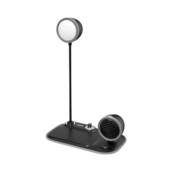 Solace – 3-in-1 Wireless Charger with Lamp and Bluetooth Speaker detail 2