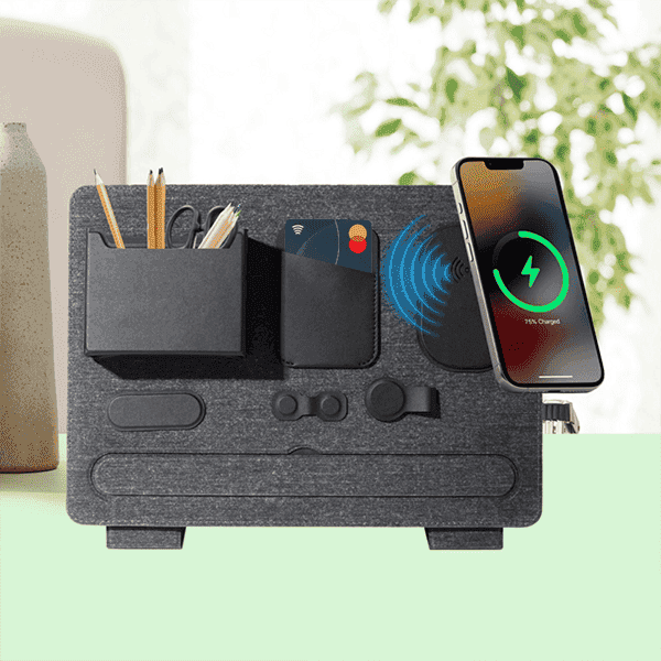 Pascali – 15W Magnetic Wireless Desk Organizer detail 4