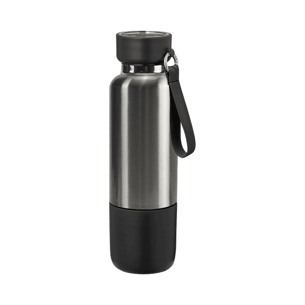 Imbibe – Double Wall Stainless Steel Bottle with Cup and Lanyard