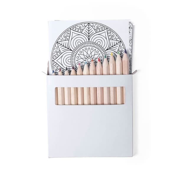 Haika – Set of 12 Pencils and 12 Coloring Sheets