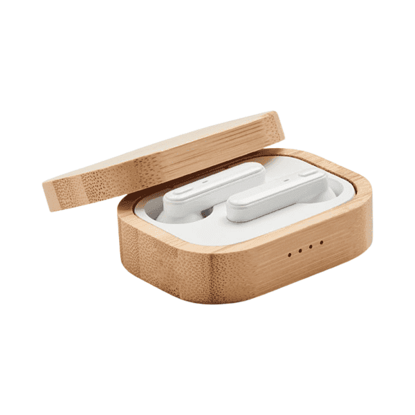 Wisai – TWS Earbuds in Bamboo Case