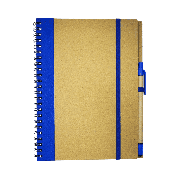 Susten – Recycled A5 Notebook with Pen detail 2