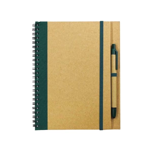 Susten – Recycled A5 Notebook with Pen detail 3