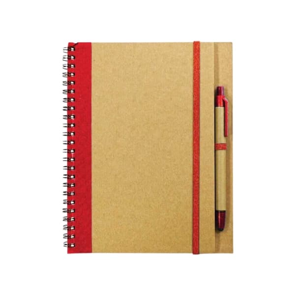 Susten – Recycled A5 Notebook with Pen detail 4