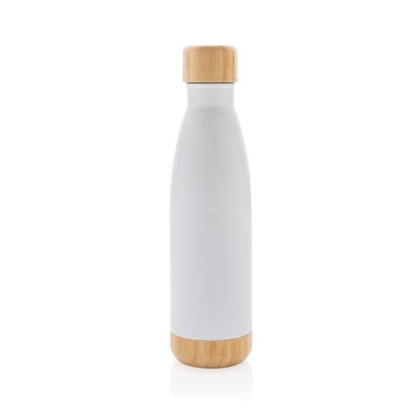 Trabby – Double Wall Stainless Steel Bottle with Bamboo Lid and Base detail 3