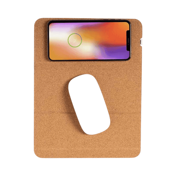 Albure – Cork Mousepad with 15W Wireless Charger