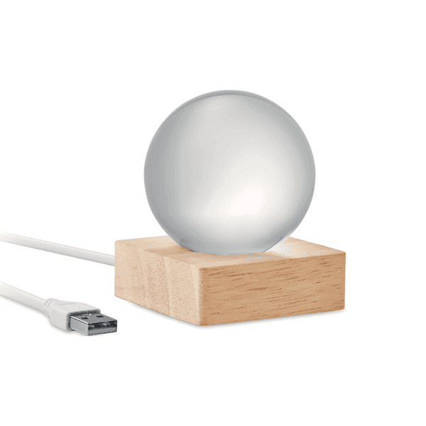 Cosmic – Glass Ball with LED Light detail 2