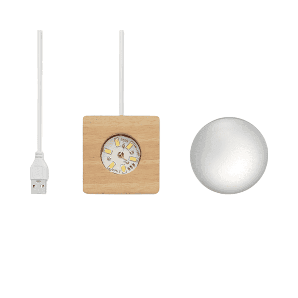 Cosmic – Glass Ball with LED Light detail 3