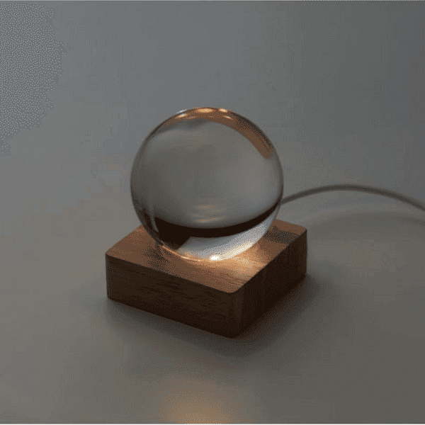 Cosmic – Glass Ball with LED Light detail 4