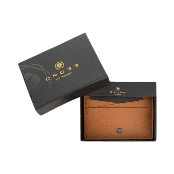 CROSS Pebble Leather Ladies 6CC Zip Card Holder detail 3