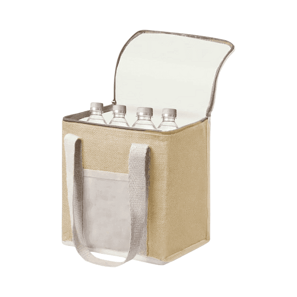 Gurande – Jute Cooler Bag detail 2