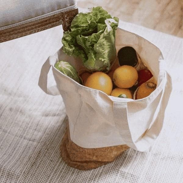 Tenette – Recycled Cotton Cork Bag detail 2