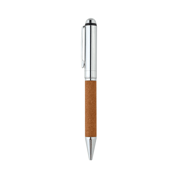 Anfri – Recycled Leather Metal Pen detail 2