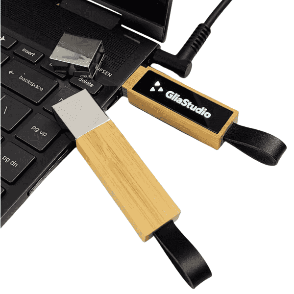 EcoLume- Bamboo USB 64 GB detail 3