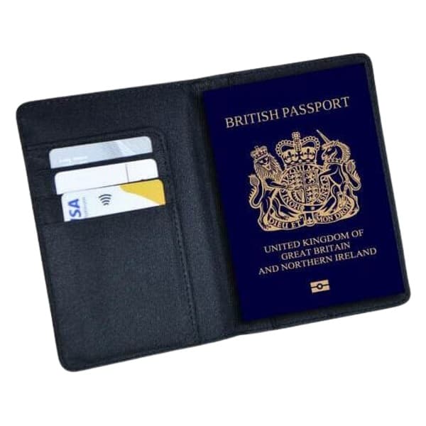 Huncal – Set of Passport Cover, Card Holder and Metal Pen detail 2