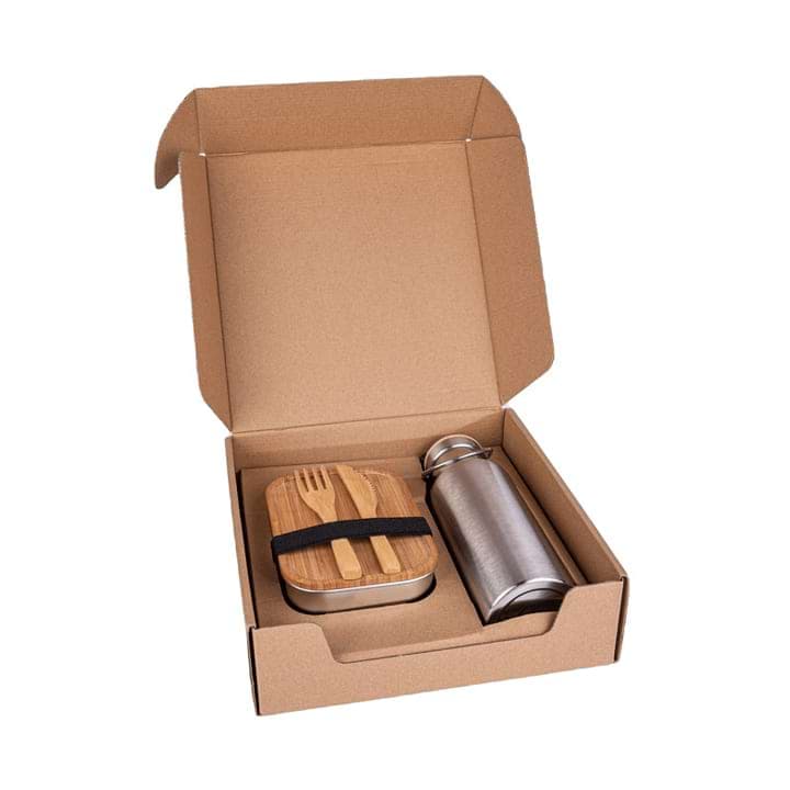 Favori – Sustainable Gift Set of Flask & Lunch Box